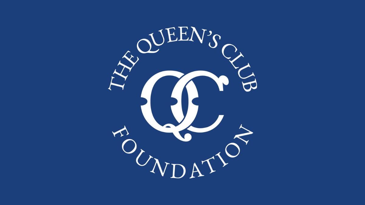 QCF Logo White on Navy